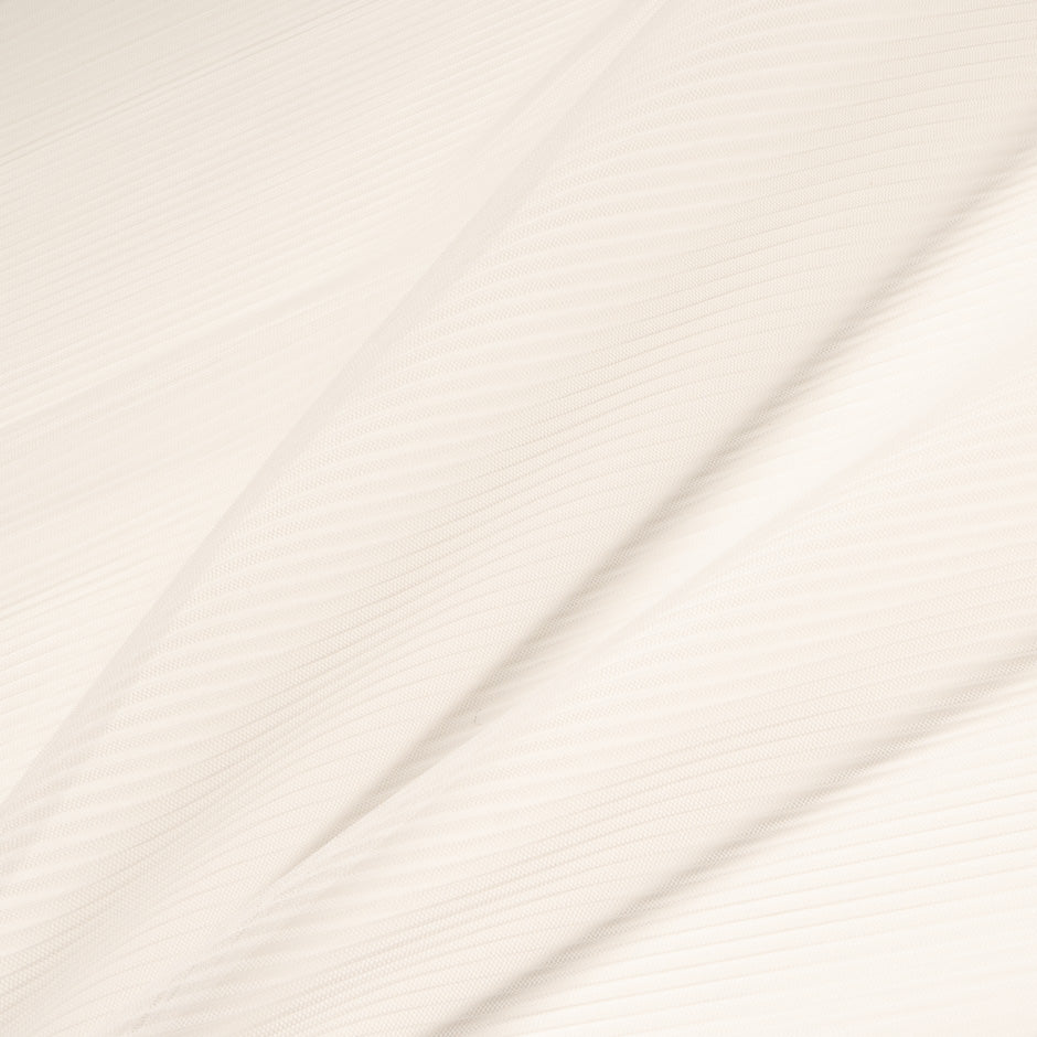 Ivory Pleated Tulle