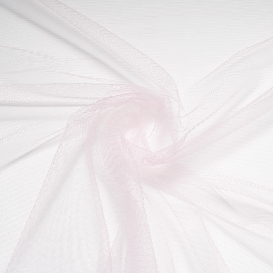 Pale Pink Pleated Tulle