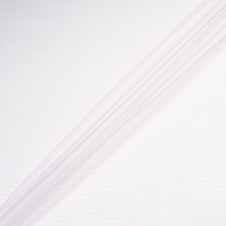 Pale Pink Pleated Tulle