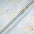 Floral Printed Pale Blue Pure Silk Organza
