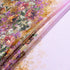 Multi Floral Printed Baby Pink Pure Silk Georgette