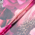 Pink Floral & Animal Printed Pure Silk Georgette