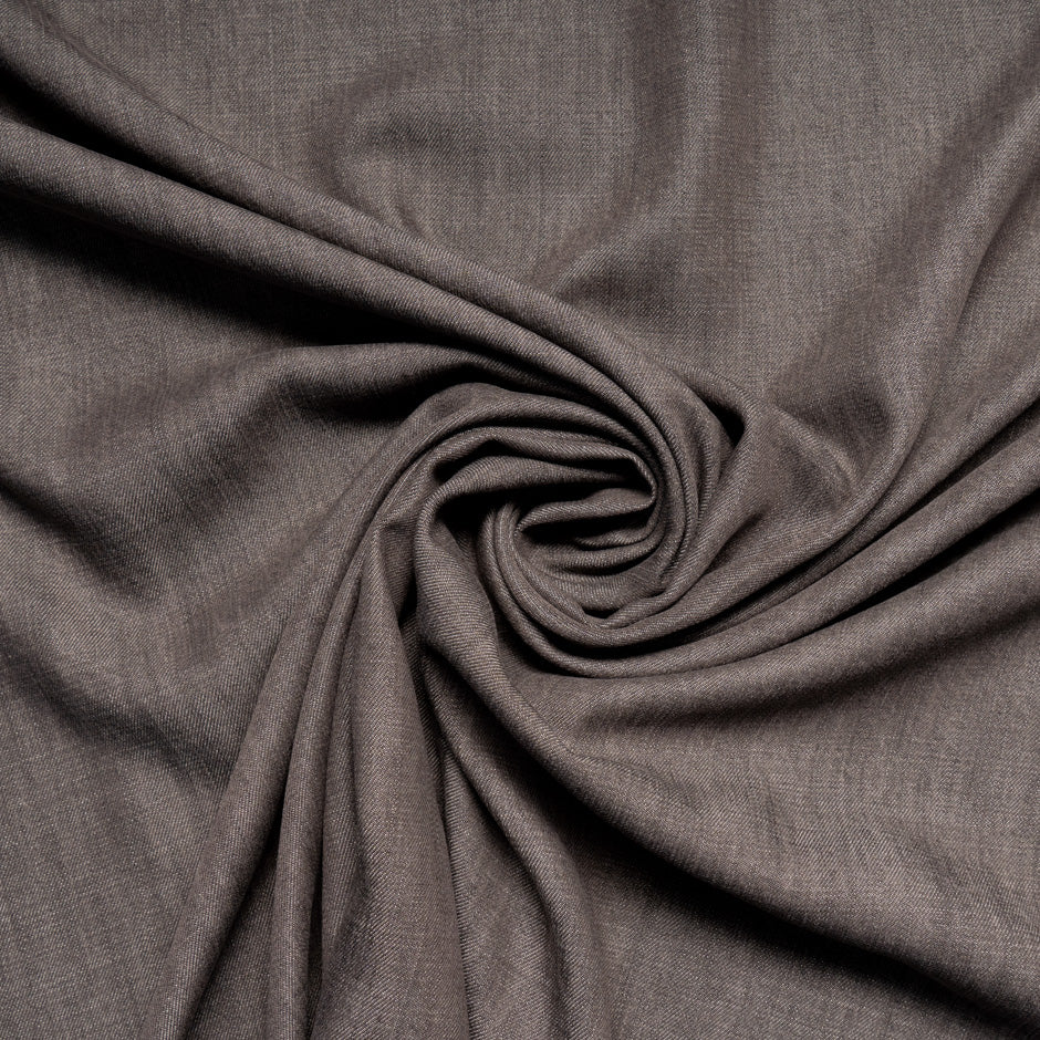 Dark  Brown Pure Cotton Denim