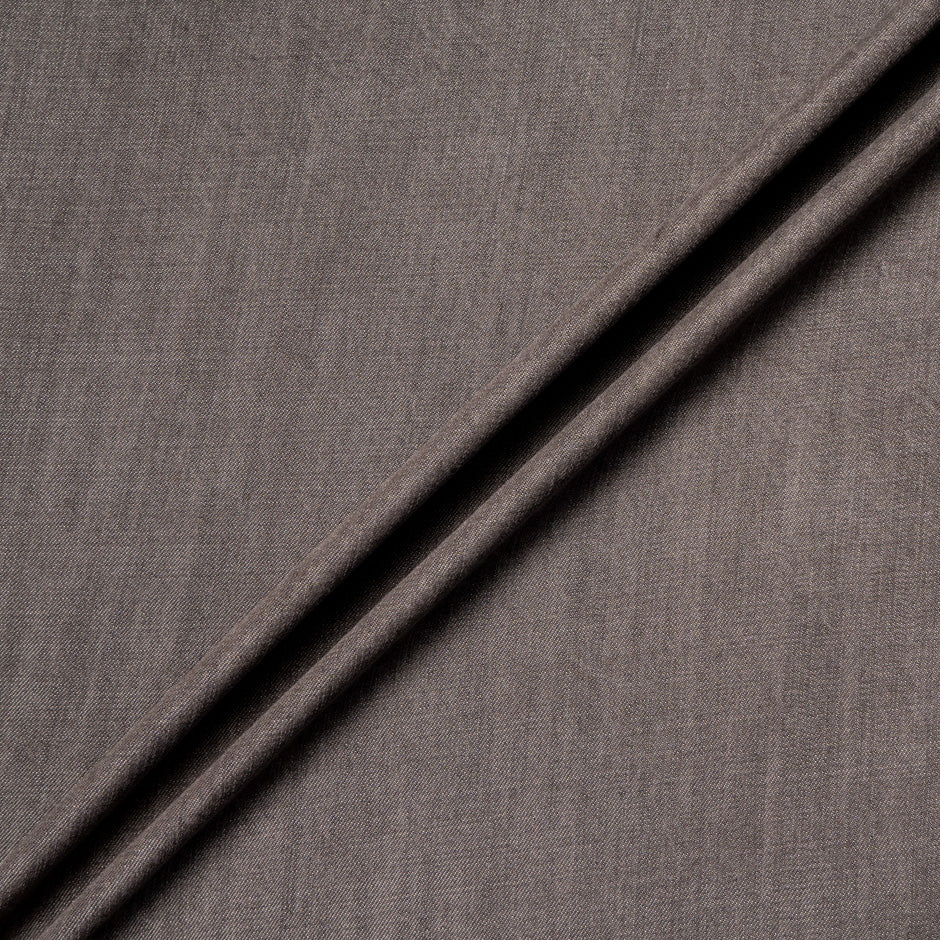Dark  Brown Pure Cotton Denim
