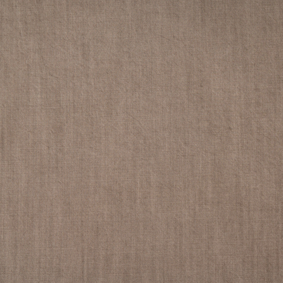 Plain Brown Washed Denim