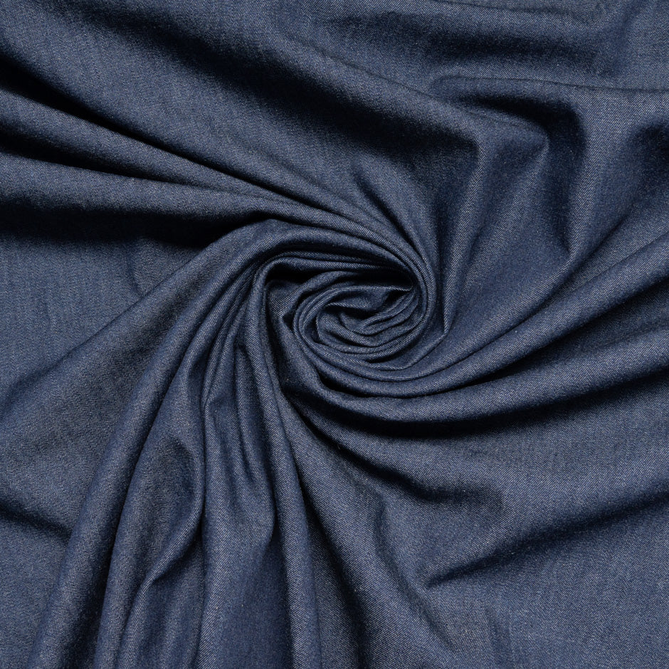 Dark Indigo Soft Finish Cotton Denim