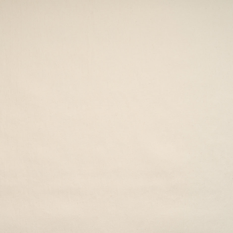 Plain Cream Pure Cotton Denim
