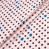 Brown Spotted Soft Pink Silk Crêpe de Chine