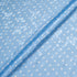 White Spotted Baby Blue Silk Jacquard