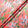 Floral Printed Rich Coral Metallic Silk Blend Jacquard