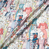 'Ladies' Printed Pure Silk Twill