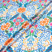 Vibrant Liberty Silk Crêpe de Chine
