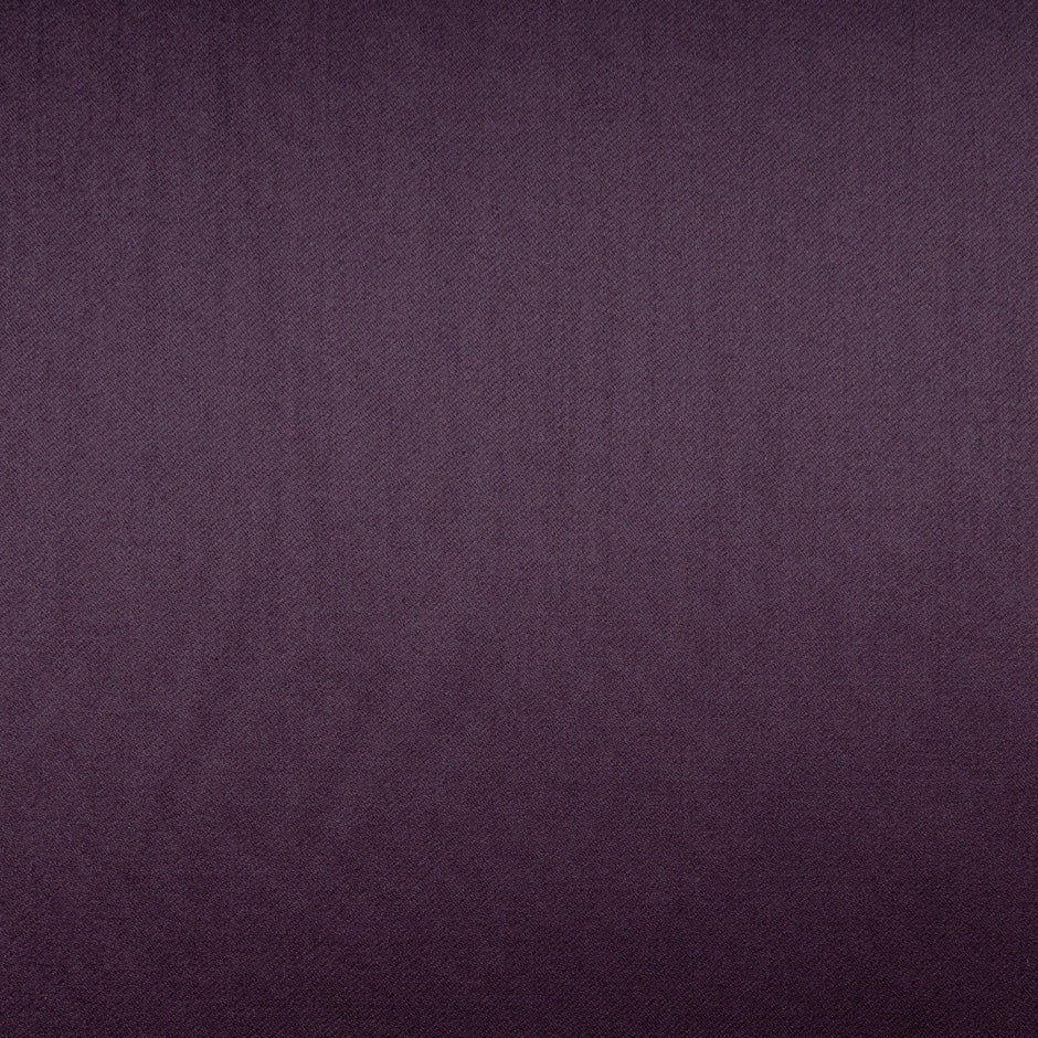 Black Grape Pure Wool Faille