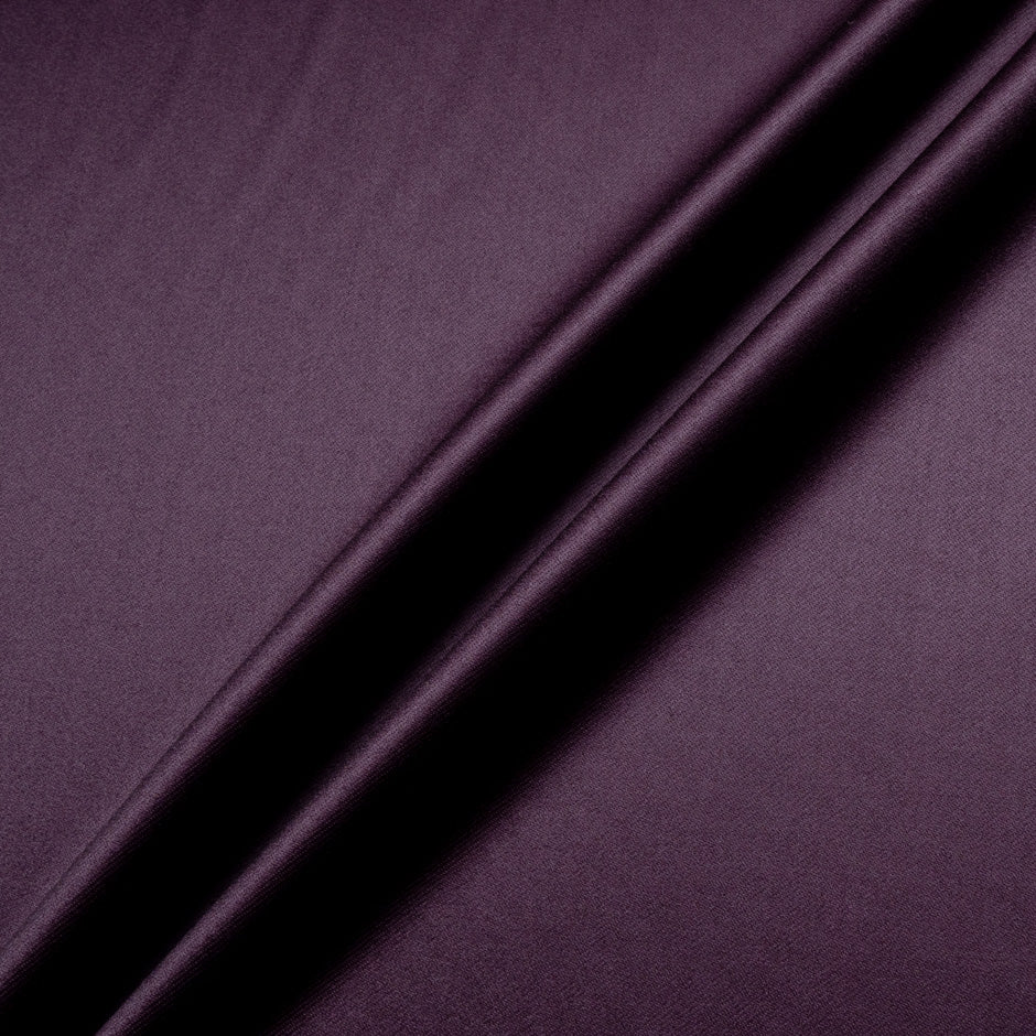 Black Grape Pure Wool Faille