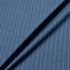 Pinstriped Soft French Blue Pure Wool Faille