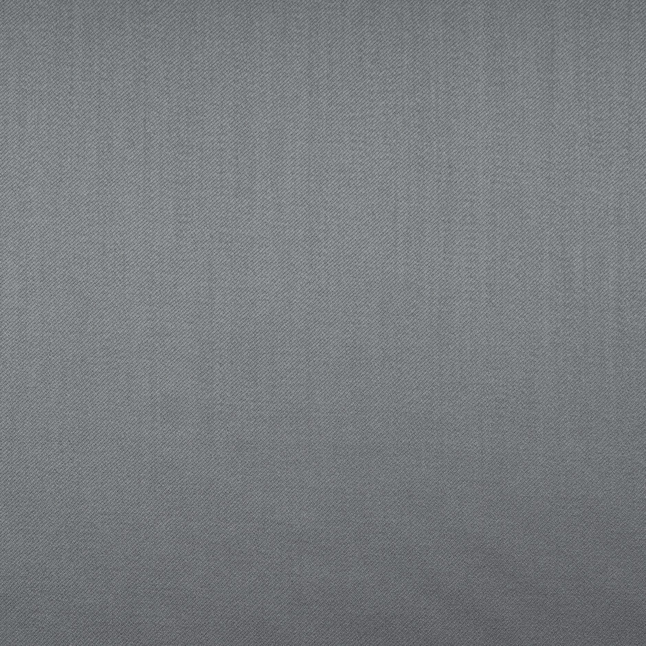 Elephant Grey Pure Wool Faille