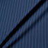 Pink Pinstriped Blue Pure Wool Faille