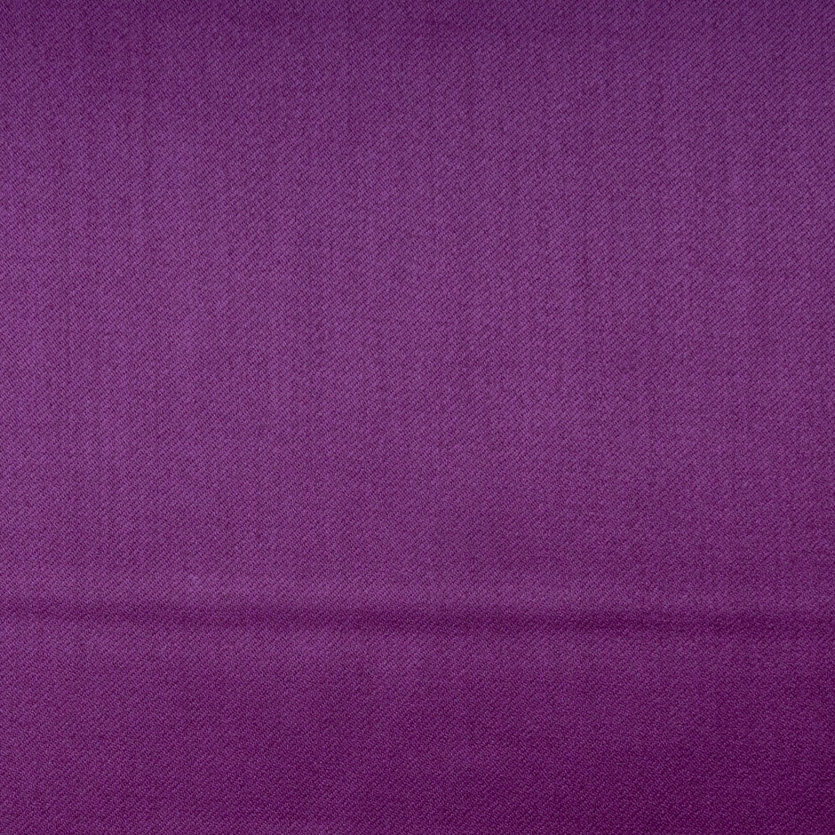 Rich Magenta Purple Pure Wool Faille