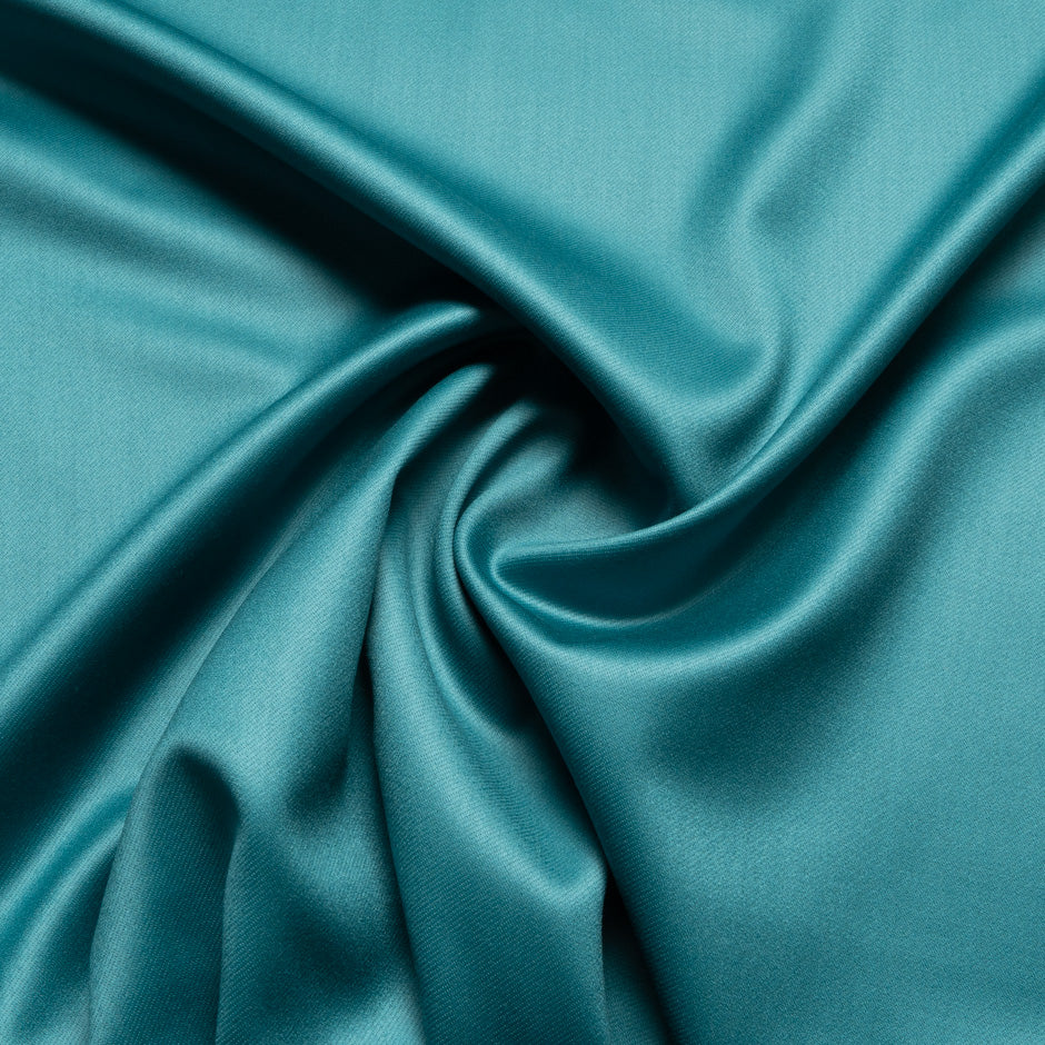 Sea Green Pure Wool Faille