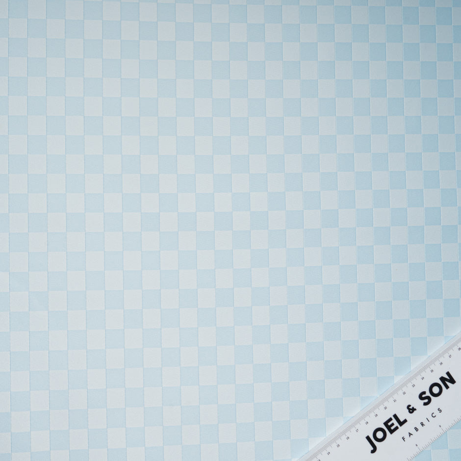 Baby Blue Checkered Scuba