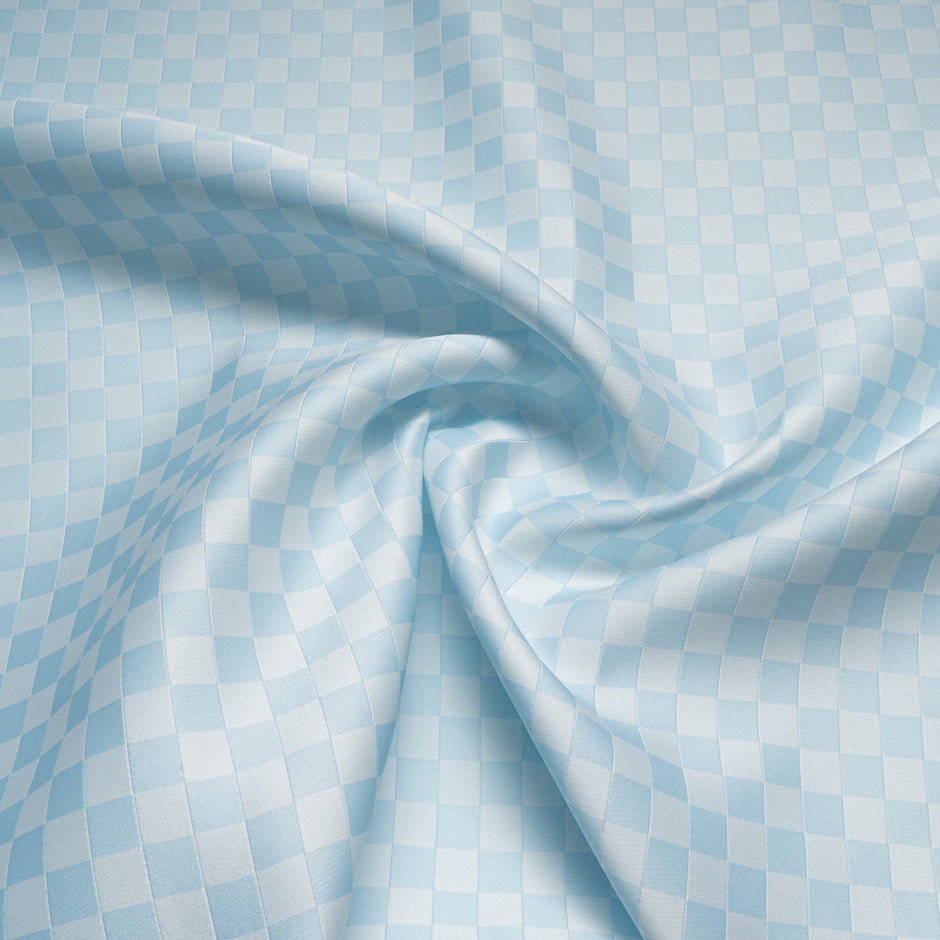 Baby Blue Checkered Scuba
