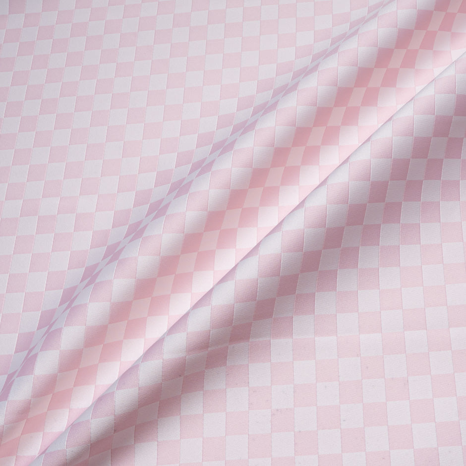 Baby Pink Checkered Scuba