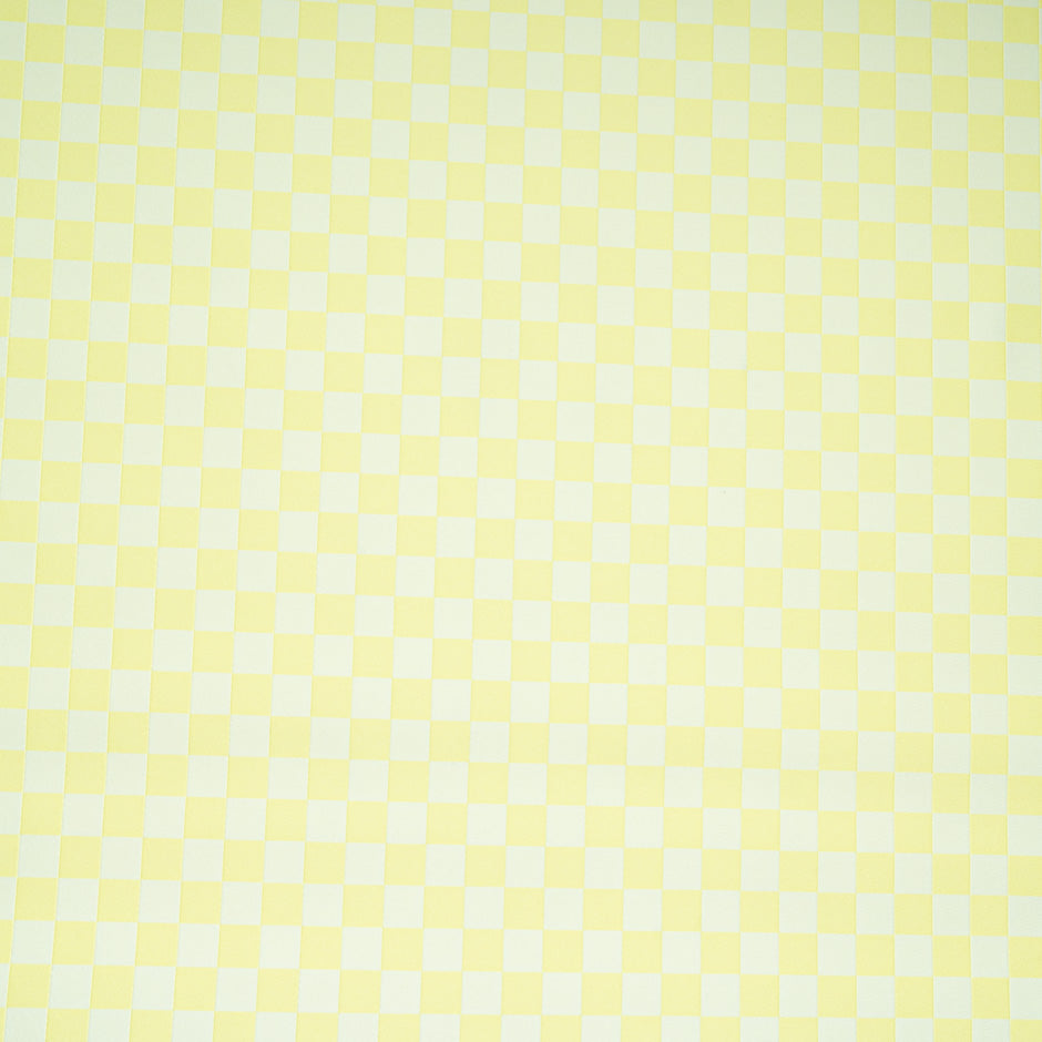 Lemon Yellow Checkered Scuba