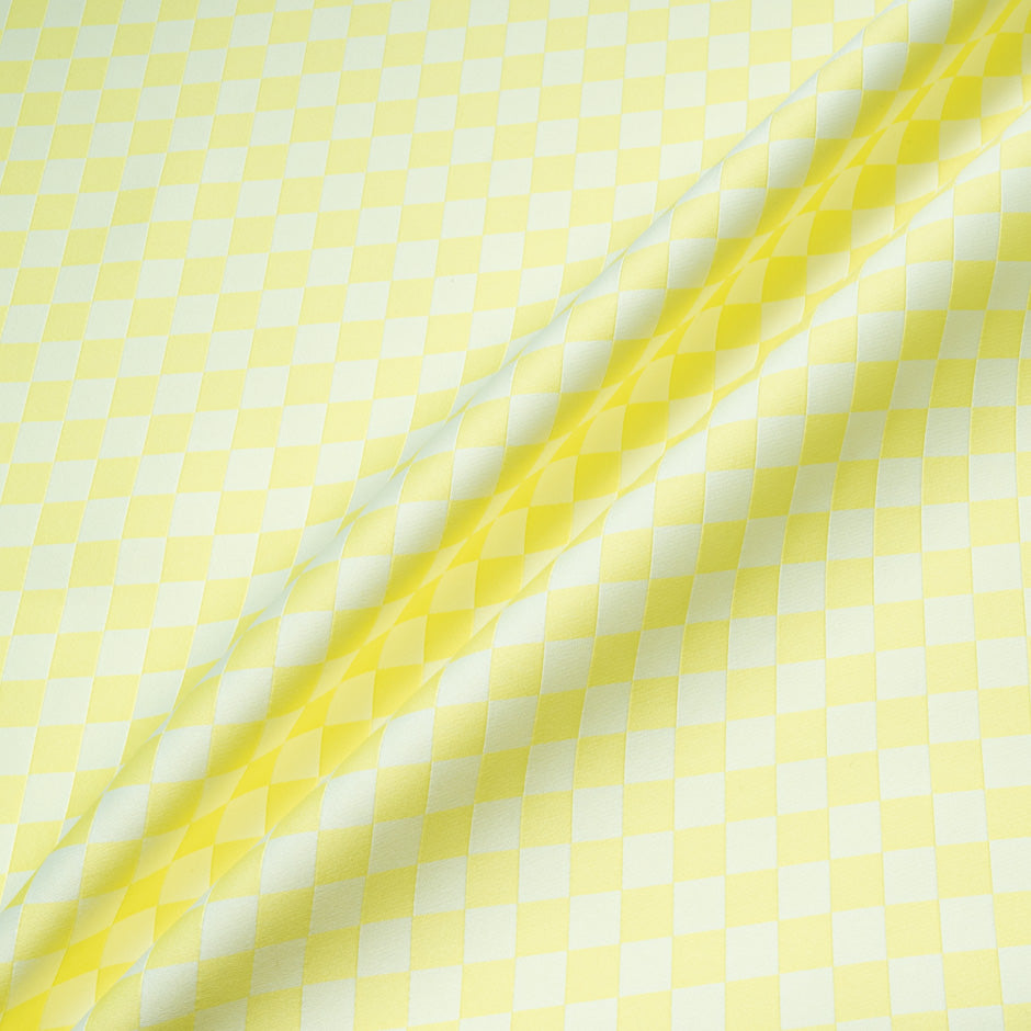 Lemon Yellow Checkered Scuba