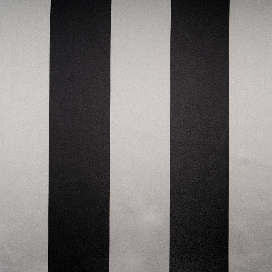 Grey & Black Wide Striped Microfibre Duchess