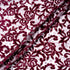 Bordeaux & Pink Velvet Leaf Guipure Lace