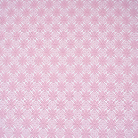 Candy Floss Pink Geometric Guipure Lace