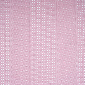 Baby Pink Geometric Cotton Embroidery