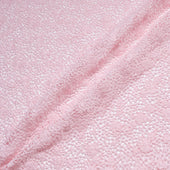 Baby Pink Petite Floral Guipure Lace