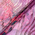 Pink Printed Jacquard Lamé Silk Chiffon