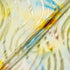 Yellow & Blue Jacquard Lamé Silk Chiffon