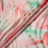 Pink & Green Jacquard Lamé Silk Chiffon