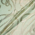 Pea Green & Gold Metallic Silk Chiffon