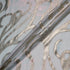 Soft Grey & Gold Metallic Silk Chiffon