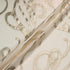 Pale Peach & Gold Metallic Silk Chiffon