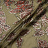 Rose Metallic Jacquard Lamé Olive Silk Chiffon