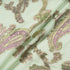 Paisley Metallic Jacquard Lamé Mint Silk Chiffon