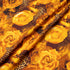 Deep Yellow Floral & Animal Printed Merino Wool