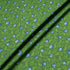 Floral Printed Deep Green Merino Wool