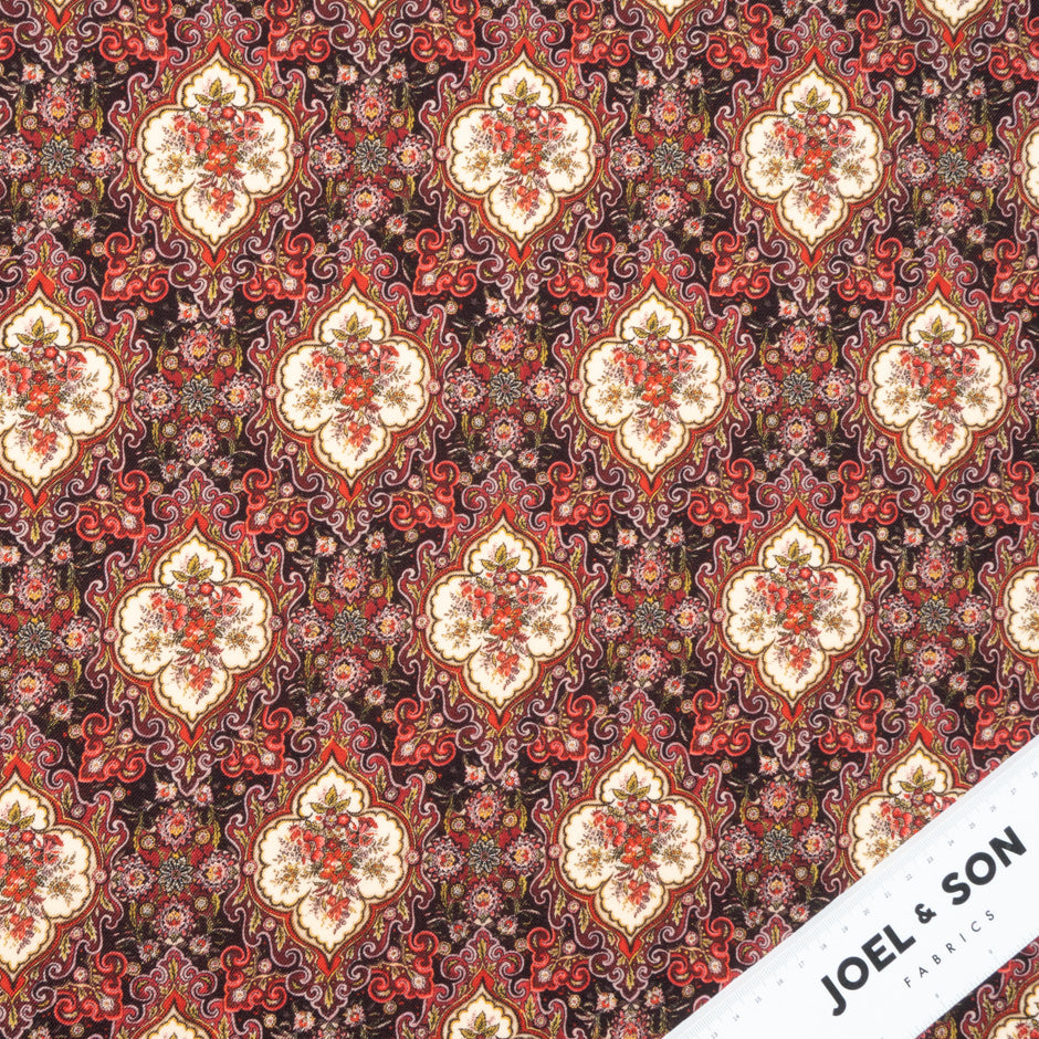 Geometric Printed Pure Wool