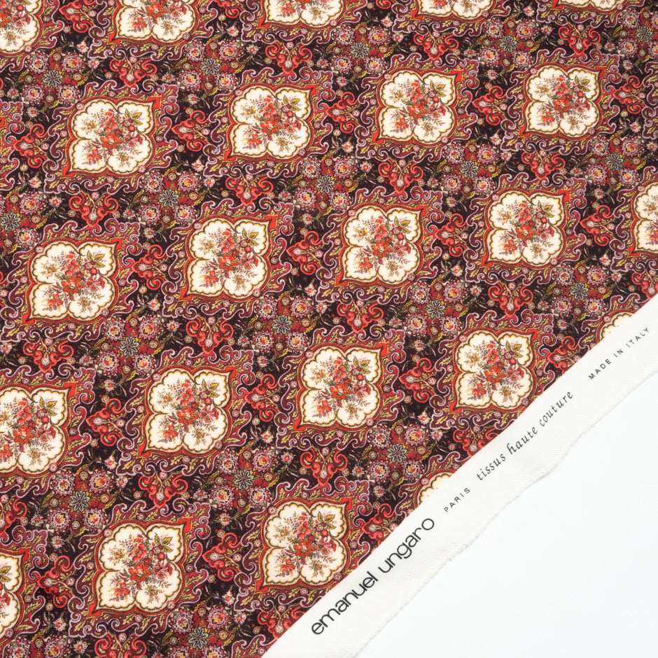 Geometric Printed Pure Wool