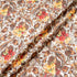 Busy Floral Printed Cream Pure Wool