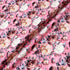 Rose Printed Candy Pink Pure Wool