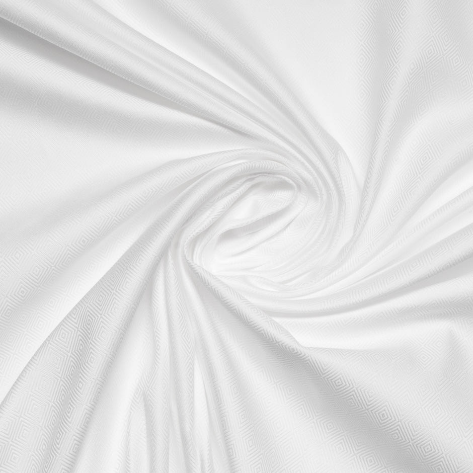 Multi Diamond Jacquard Pure Cotton Shirting
