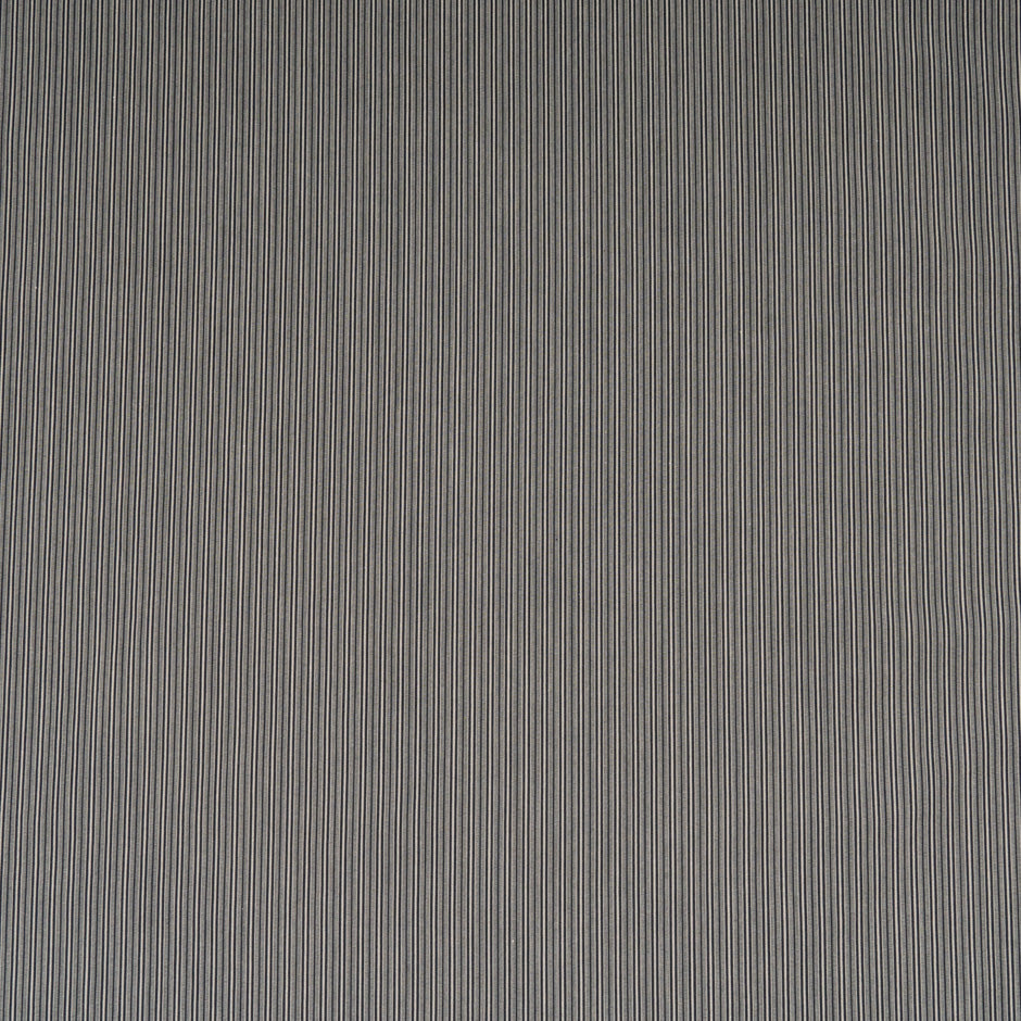 Grey Pinstriped Cotton Shirting