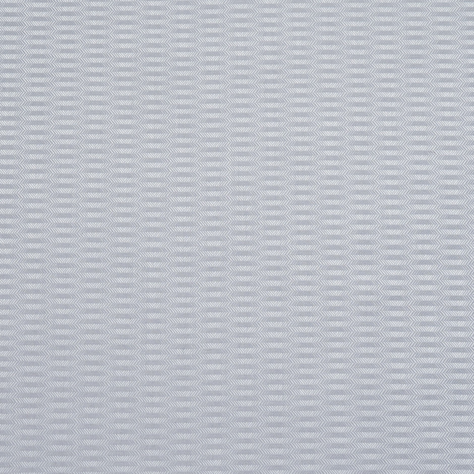 Soft Grey Pure Cotton Herringbone Jacquard